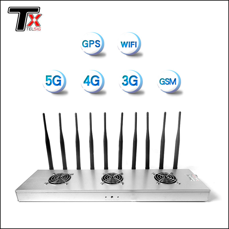 Thiết bị gây nhiễu tín hiệu WiFi để bàn 10 chiều